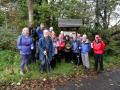 At the start of the Ayrshire Coastal Path at Glenapp in October 2011