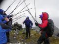Mark Setford arrives at his final Corbett summit
