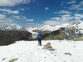 On the descent from the Guslarspitze