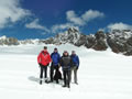 On the glacier