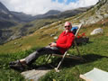 Bob in his deckchair