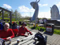 At the Kelpies