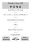 Menu for June 1
