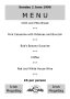 Menu for June 2