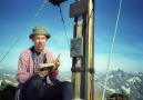 Mark on the summit of the Schaufelspitze