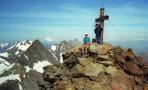Willie and Richard on the summit of the Schaufelspitze