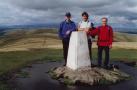 Possibly on the summit of The Calf in the Howgill Fells