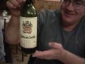 The excellent vino tinto