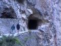 One of the tunnels on the path above the Cares Gorge