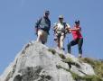 Posing on the descent to Lenk
