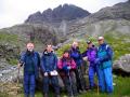Below the Pinnacle Ridge of Sgurr nan Gillean on Skye in July 2004