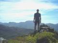 On the summit of Beinn Clachach
