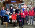The group at the Nurnberger Hut in the Stubai Alps