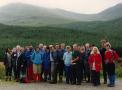 The group in Glen Lochay at the start point