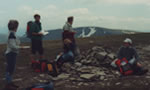 On the summit of A'Mharconaich